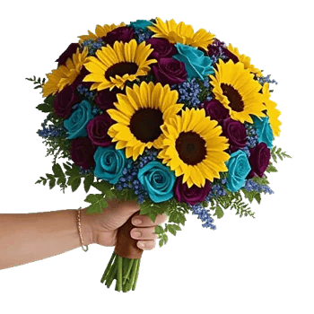 Golden Sunflower Bouquet