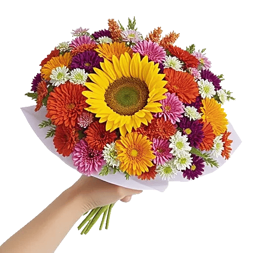 Golden Sunflower Bouquet