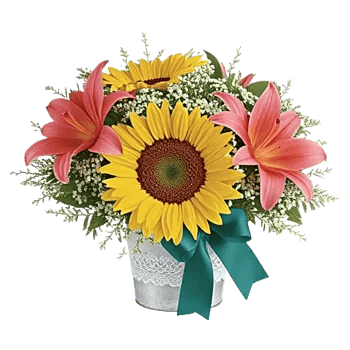 Golden Sunflower Bouquet