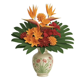 Tropical Sunflower Burst