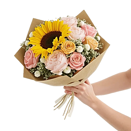 Golden Sunflower Bouquet