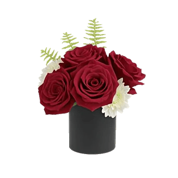 Crimson Blossom Harmony