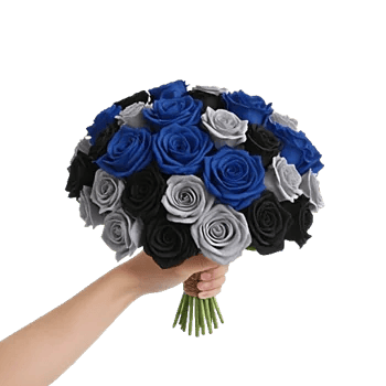 Elegant Blue Roses
