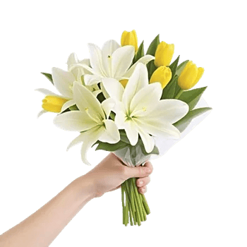 Graceful Lily Display