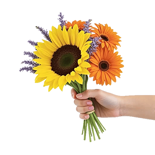 Golden Sunflower Bouquet