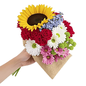 Golden Sunflower Bouquet