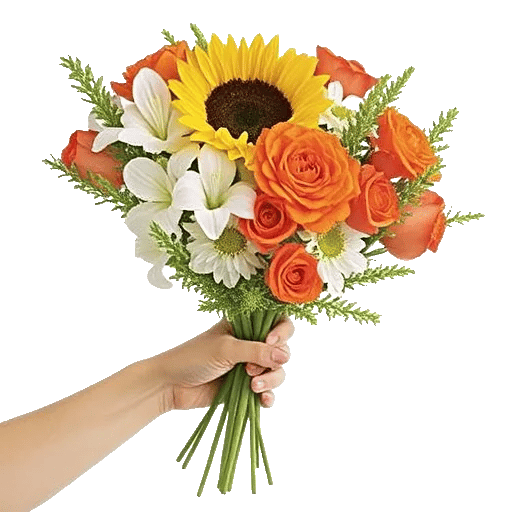 Golden Sunflower Bouquet