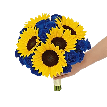 Golden Sunflower Bouquet