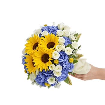 Golden Sunflower Bouquet