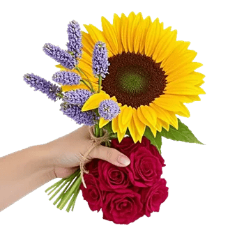 Golden Sunflower Bouquet
