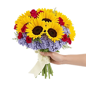 Golden Sunflower Bouquet