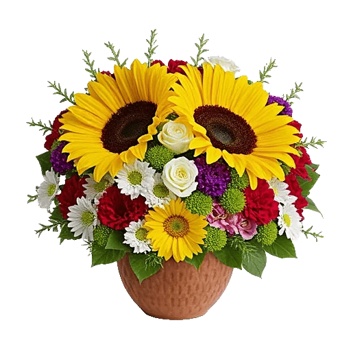 Amber Sunflower Glow