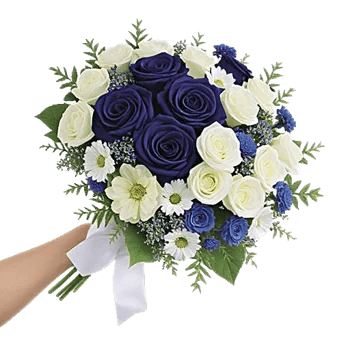 Elegant Blue Roses