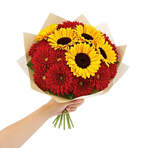 Golden Sunflower Bouquet