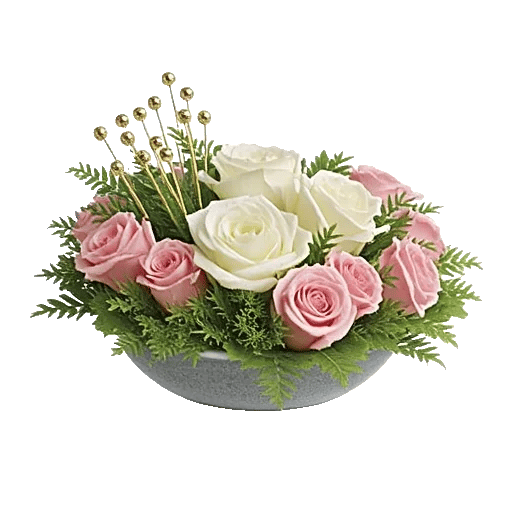 Blush Romantic Centerpiece