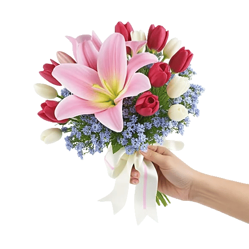 Graceful Lily Display