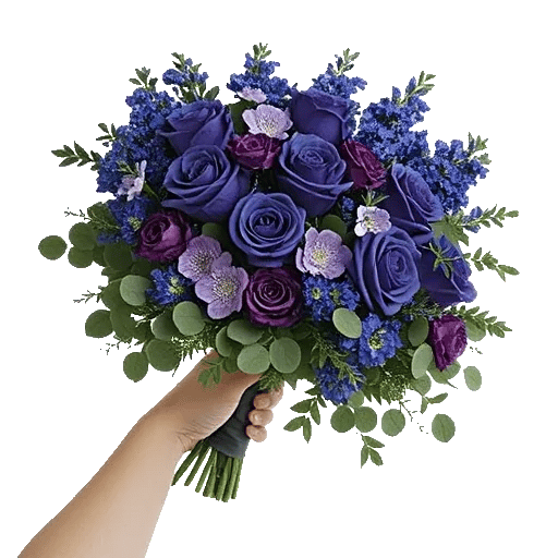 Elegant Blue Roses