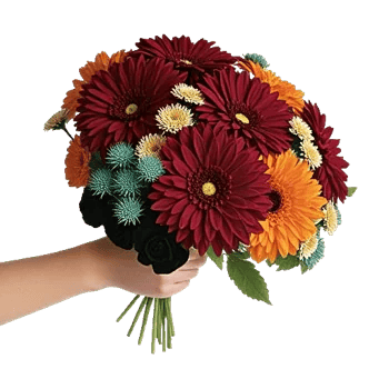 Crimson Blossom Harmony
