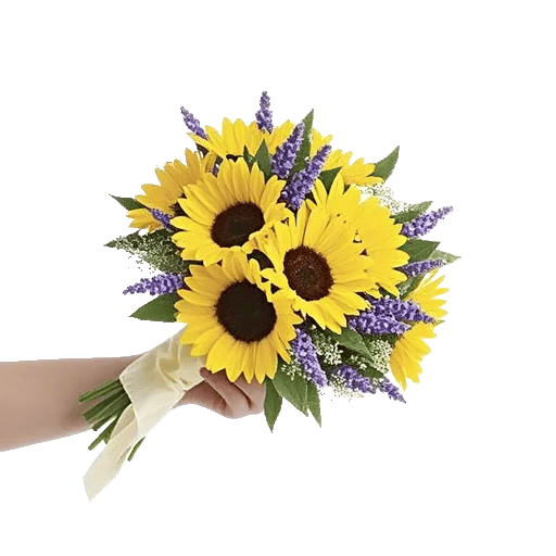 Golden Sunflower Bouquet