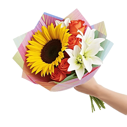 Golden Sunflower Bouquet