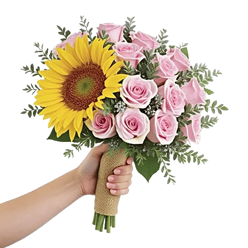 Golden Sunflower Bouquet