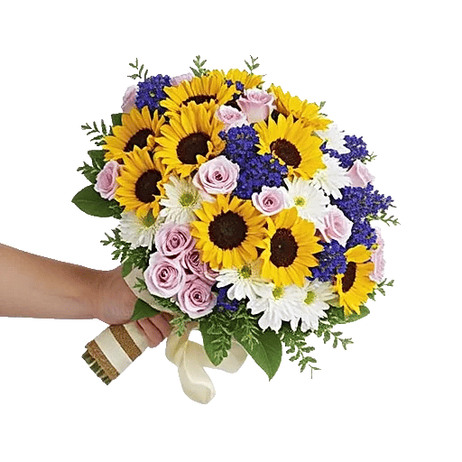 Golden Sunflower Bouquet