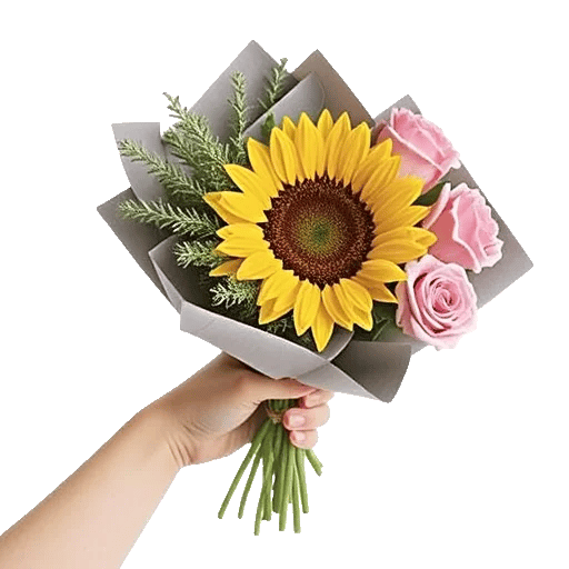 Golden Sunflower Bouquet