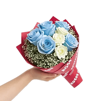 Elegant Blue Roses