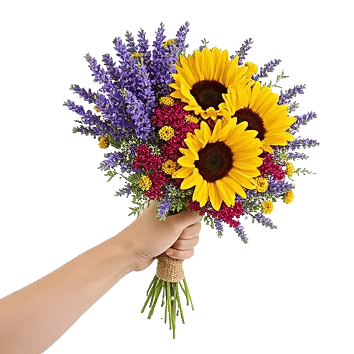 Golden Sunflower Bouquet