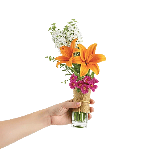 Graceful Lily Display