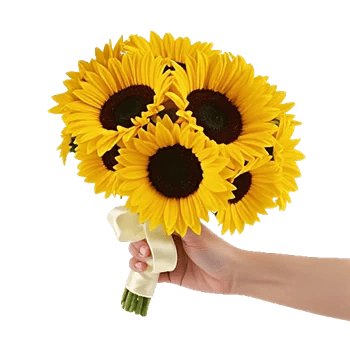 Golden Sunflower Bouquet