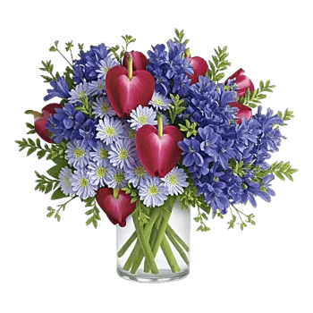 Crimson Blossom Harmony