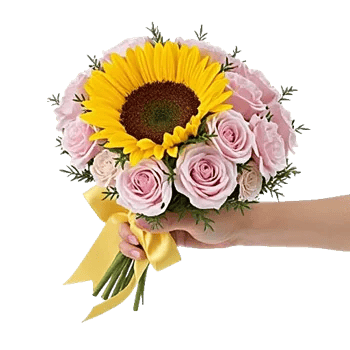 Golden Sunflower Bouquet