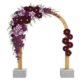 Crimson Blossom Harmony