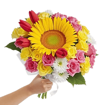 Golden Sunflower Bouquet