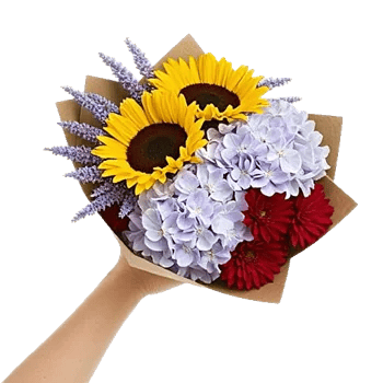 Golden Sunflower Bouquet