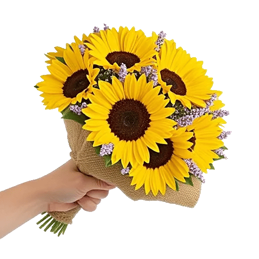Golden Sunflower Bouquet