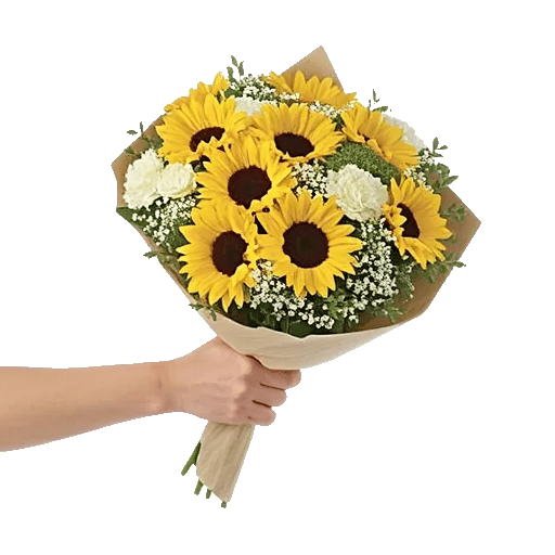 Golden Sunflower Bouquet