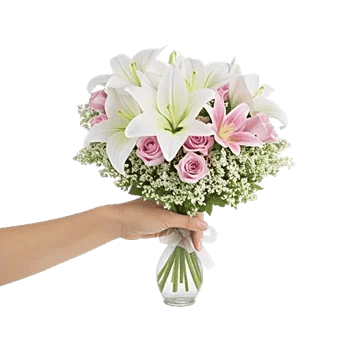 Graceful Lily Display