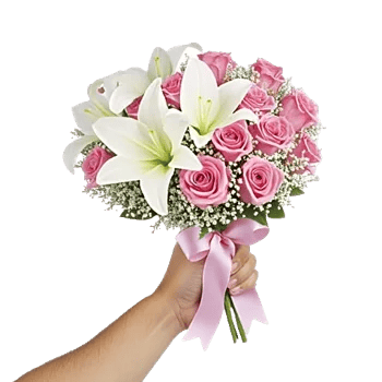 Graceful Lily Display