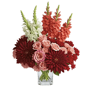 Crimson Blossom Harmony