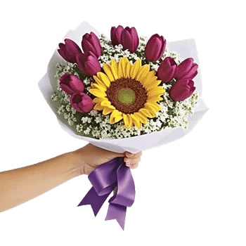 Golden Sunflower Bouquet