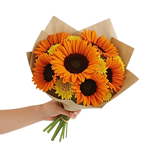 Amber Sunflower Glow