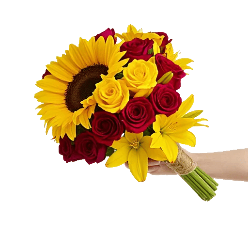 Golden Sunflower Bouquet