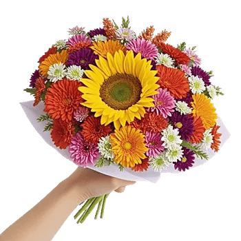 Golden Sunflower Bouquet