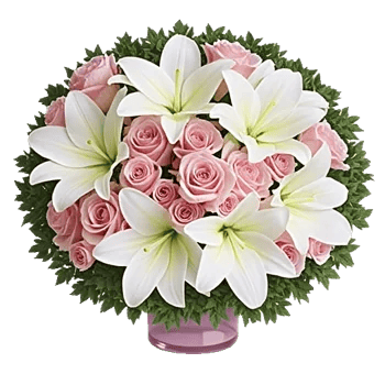 Graceful Lily Display