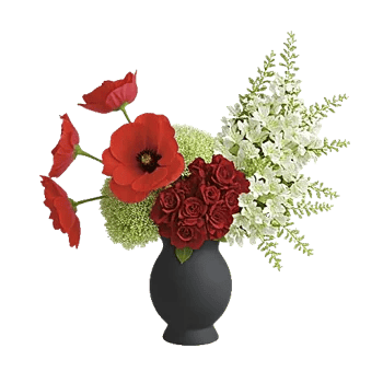 Crimson Blossom Harmony