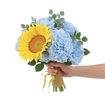 Golden Sunflower Bouquet