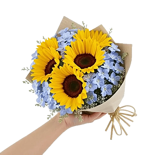Golden Sunflower Bouquet