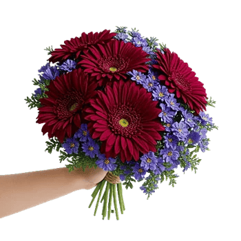 Crimson Blossom Harmony